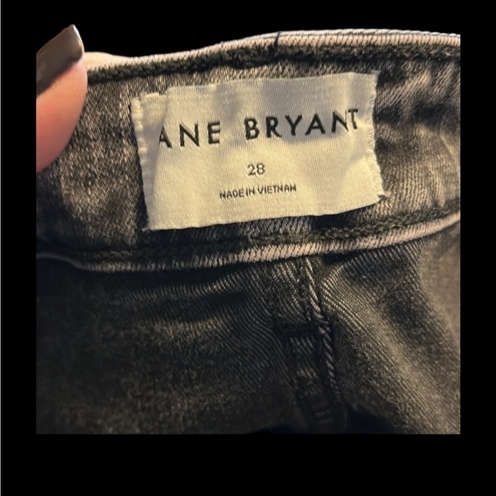 Lane Bryant pink washed light black jeans - Picture 3 of 3